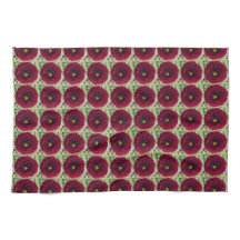 Deep Red Dahlia Padrão Floral
