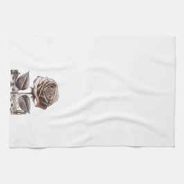 Pano De Prato Desert Rose, Vintage Botanical Flower