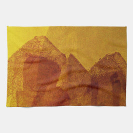 Pano De Prato Design de pintura abstrato