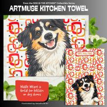 DOBRO- Aussie - Toalhas de Cozinha ArtMuse