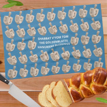 Dreidel Rustic Oak Hanukkah Cobrir Personalizado d