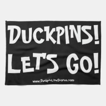 DUCKPINS! VAMOS!TOALHA