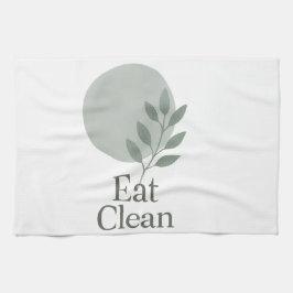 Pano De Prato Eat Clean Minimalist Kitchen Towel