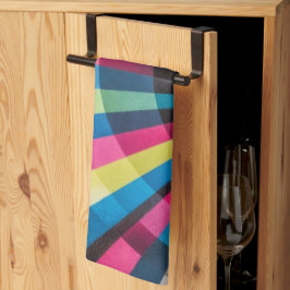 Pano De Prato Electric Geometry Radio Waves & Sunrays Art Deco 