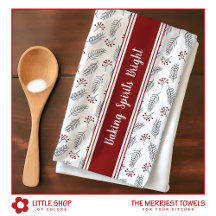 Espíritos de Assar Personalizáveis Natal Brilhante