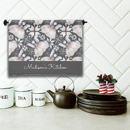 Pano De Prato Fadas Nórdicas Russas Nome Personalizado de Arte F