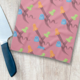 Pano De Prato Fantasmas encantadores, personalizáveis, a rosa