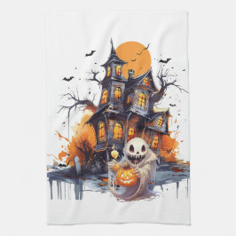 Pano De Prato Feliz Halloween Ghoul