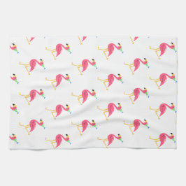 Pano De Prato Flamingo Kitchen Towel