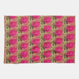 Pano De Prato Flor Cor-de-rosa rosa rosa-rosa colorido