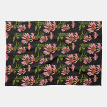 floral rosa e preto