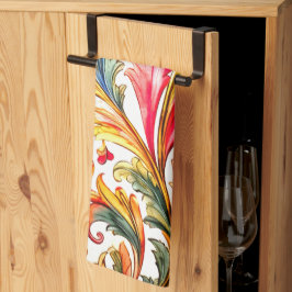 Pano De Prato Folhas de Design Florentine de rico