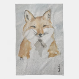 Pano De Prato Fox Tea Towel