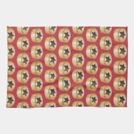 Pano De Prato FRUTA de Natal britânica Mini Pie Fesestivo Comida