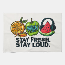 Frutas frescas e vibrantes de Pop‑Art 