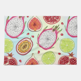 Pano De Prato Frutas tropicais de Natasha Us