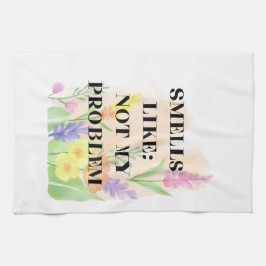 Pano De Prato Funny Candle – “Smells Like Not My Problem” Gift