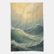 Fúria do Oceano no amanhecer