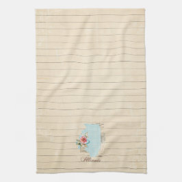 Pano De Prato Gingham, Rosa, Illinois - Confeitura de Padrão