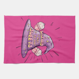 Pano De Prato Girly Halloween - Wizard Way to the Sweets