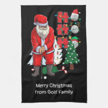 Golfe Natal com golfe de Papai Noel