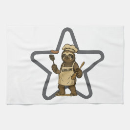 Pano De Prato Grillin' Sloth Star