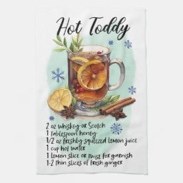 Pano De Prato Hot Toddy Recebe design de receitas de Natal