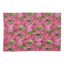 Hydrangea Blooms, cor-de-rosa, represa com padrão 