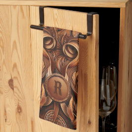 Pano De Prato Impressão de Couro Arrefecido Ocidental Inicial