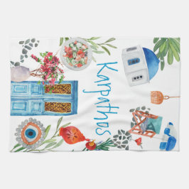 Pano De Prato Karpathos Breeze Kitchen Towel