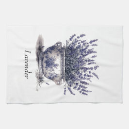 Pano De Prato Lavanda em Azul Delft 