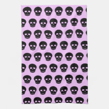 Lilac Pastel Gótico Skulls