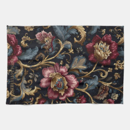 Pano De Prato Luxury Indian Floral Vintage Royal