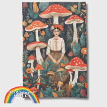Mãe Frida Mushroom Forest forrageando no Natal