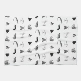 Pano De Prato Monochrome Nature Tea Towel