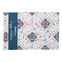 Natal nórdico com flocos de neve e renas