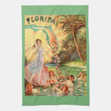 Ninfas de água da Flórida Vintage