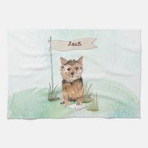 Nome Personalizado Norfolk Terrier Pet Dog