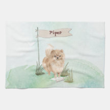 Nome Personalizado Pommeranian Pet Dog