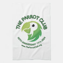 O Clube de Papagaios 50 anos Kitchen Towel