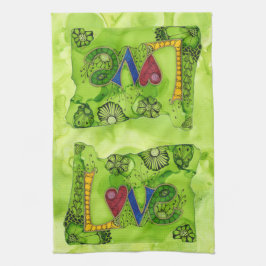 Pano De Prato Oregon Love over stove Kitchen Townel