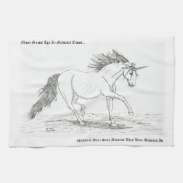 Pano De Prato Os Unicórnios São Reais