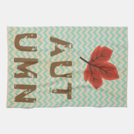 Pano De Prato outono moderno angustiado