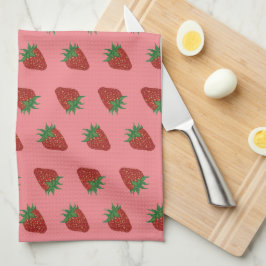 Pano De Prato Padrão de Fruta doce de morango