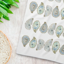 Padrão de Ostra de Aquarela Costeira