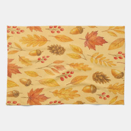 Pano De Prato Padrão do outono natural