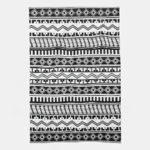 Padrões Geométricos Pretos e Brancos do Sudoeste