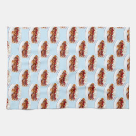 Pano De Prato Pão Doce Com Morangos E Creme