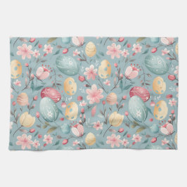 Pano De Prato Pastel Easter Blooms Decorative