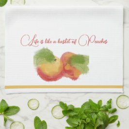 Pano De Prato Peachy Bliss Tea Towel